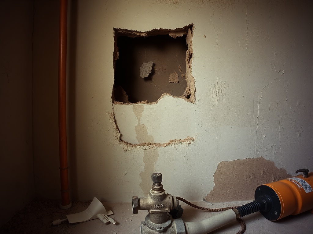 Gateway team working on a Liberty Mutual burst pipe water damage claim