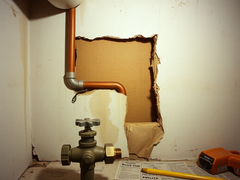 Gateway team working on a State Farm burst pipe water damage claim