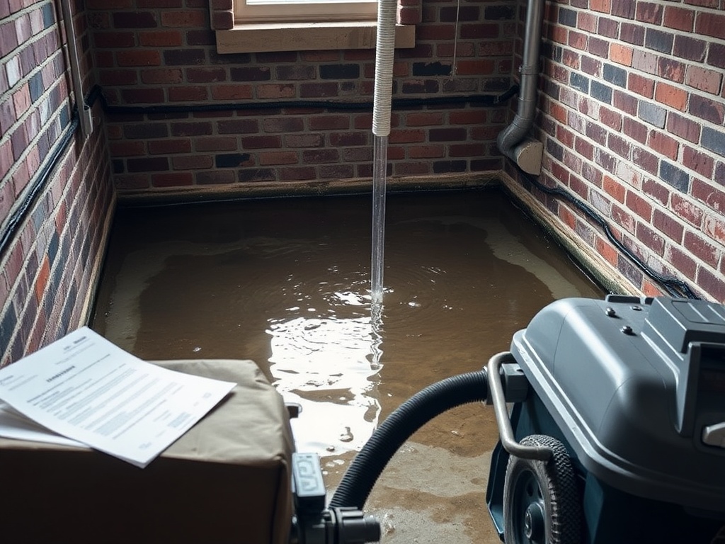 Gateway working on a Allstate water or mold claim in Belleville
