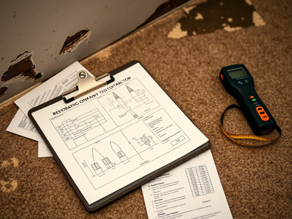Gateway working on a Erie Insurance water or mold claim in St. Charles
