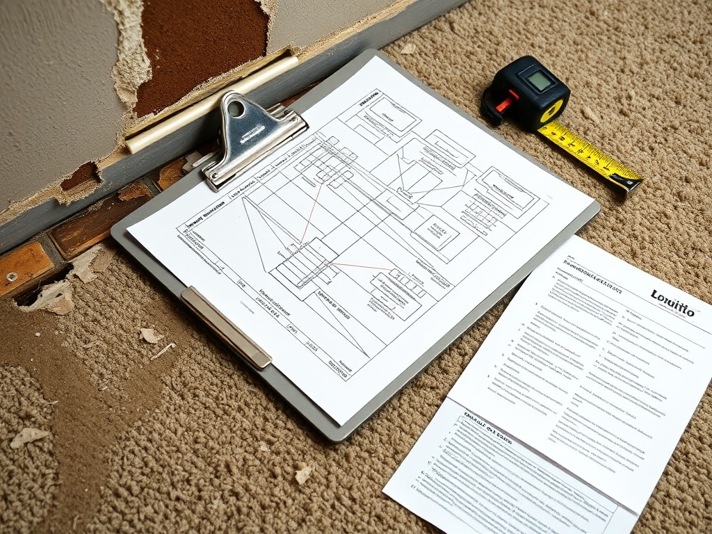 Gateway working on a State Farm water or mold claim in Clayton