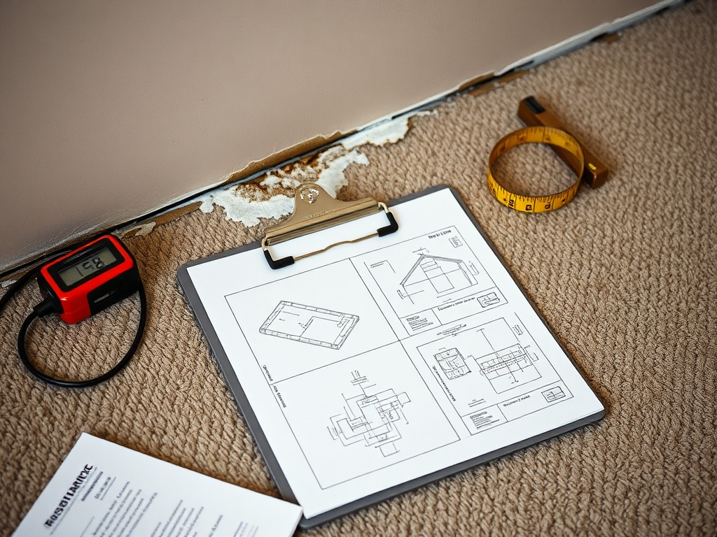 Gateway working on a Travelers water or mold claim in St. Charles