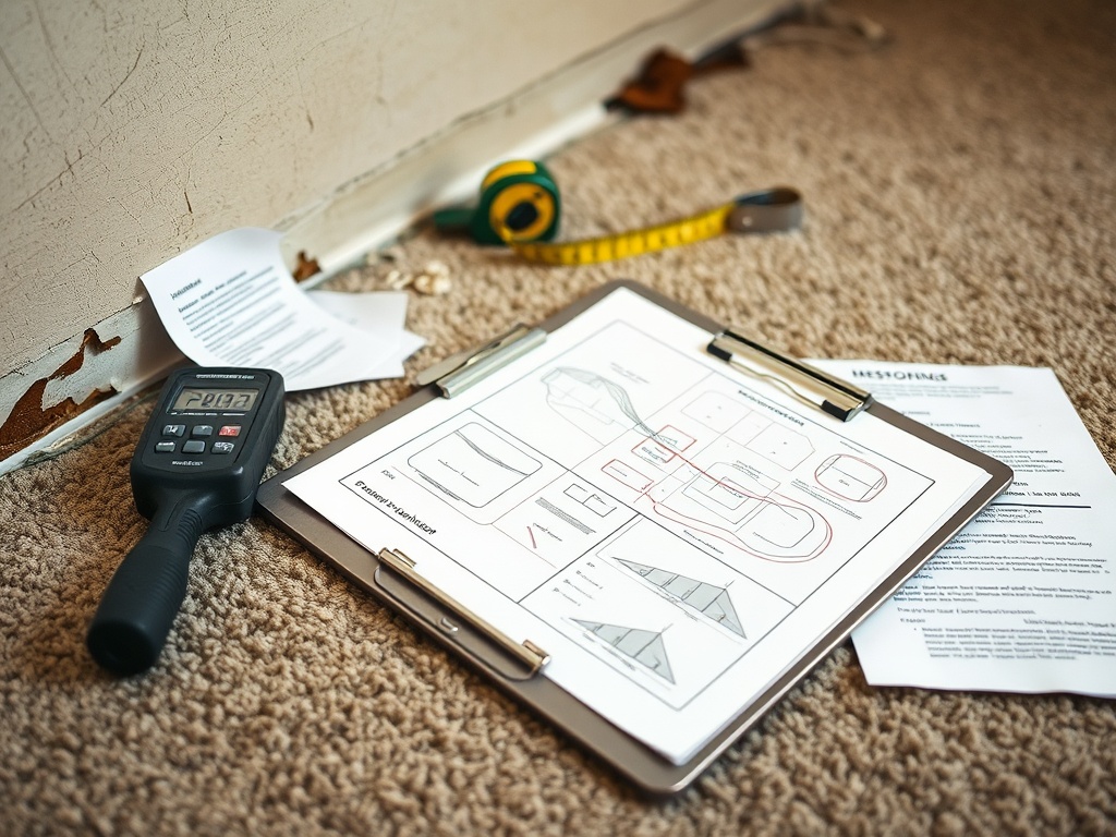 Gateway working on a USAA water or mold claim in Edwardsville