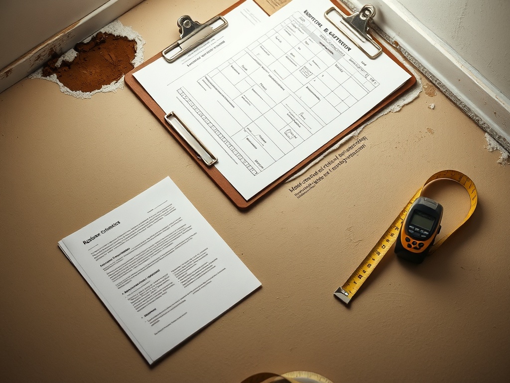 Restoration scope documentation for Allstate water and mold claims