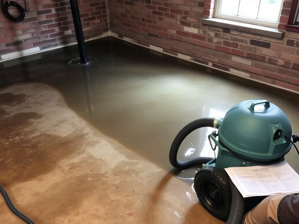 Gateway Emergency Water Extraction crew working on a Allstate claim