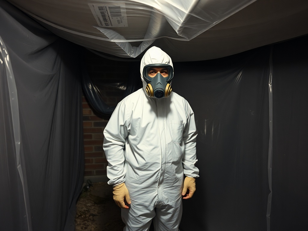 Gateway Mold Remediation crew working on a Allstate claim