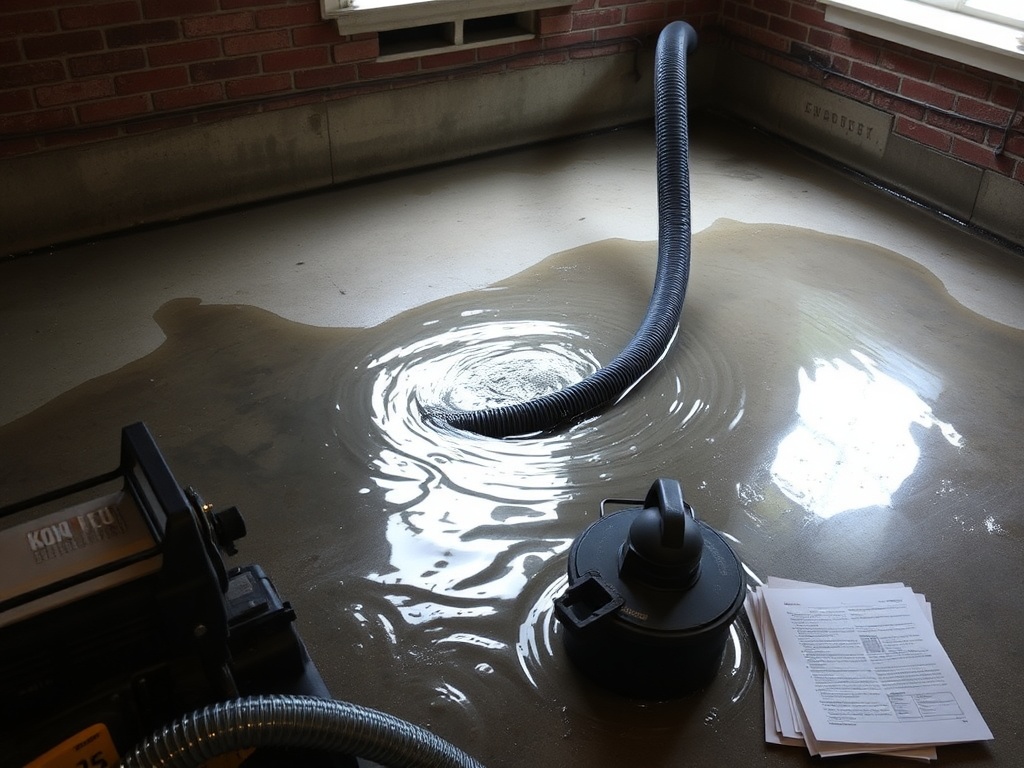 Gateway Emergency Water Extraction crew working on a American Family Insurance claim