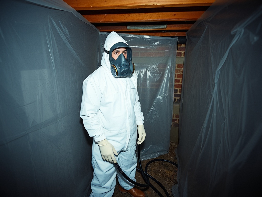 Gateway Mold Remediation crew working on a American Family Insurance claim