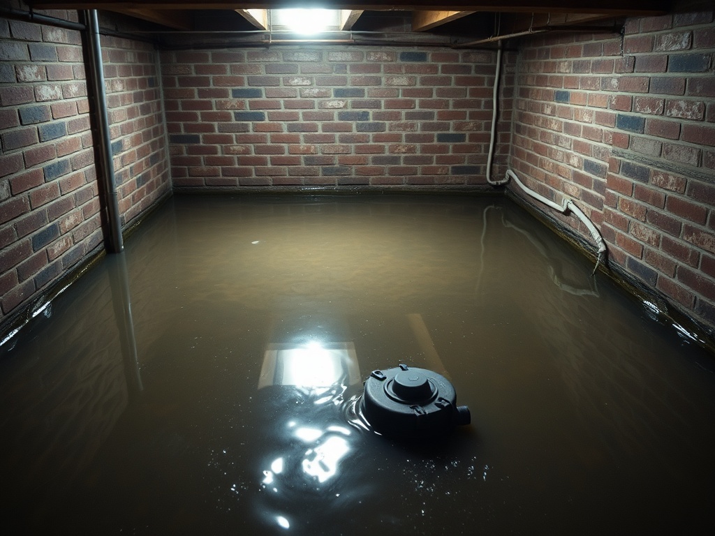 Gateway Basement Flooding Cleanup crew working on a Erie Insurance claim