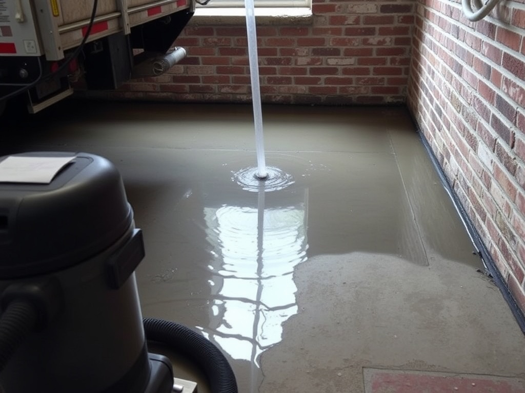 Gateway Emergency Water Extraction crew working on a Erie Insurance claim