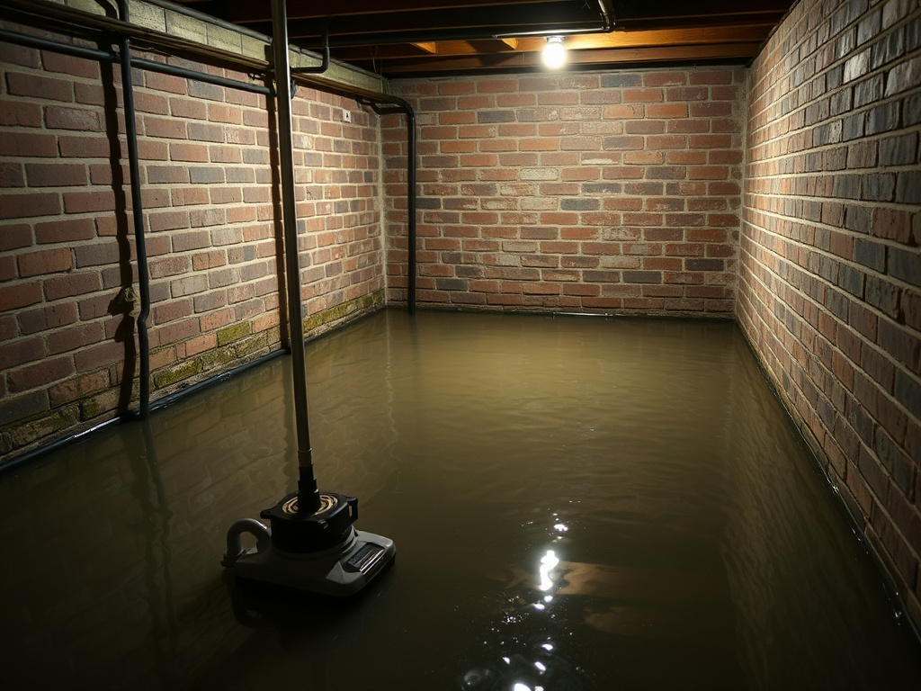 Gateway Basement Flooding Cleanup crew working on a Farmers Insurance claim