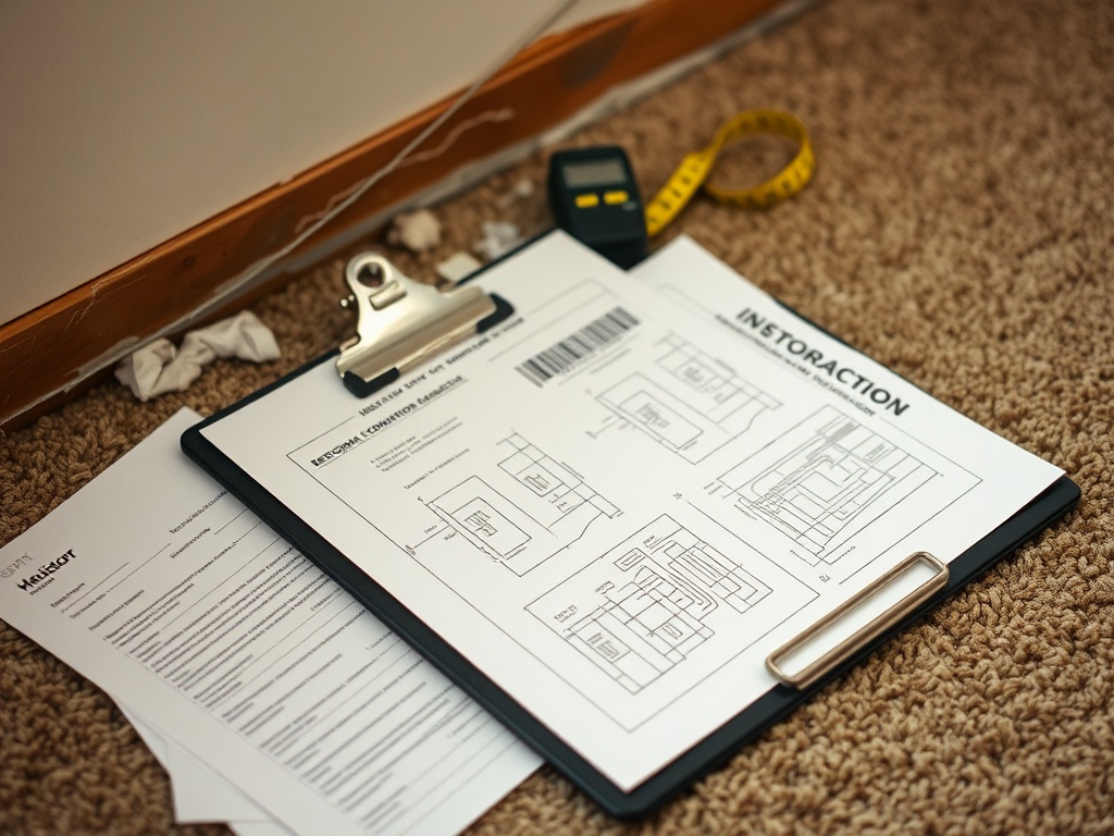 Gateway Water and Mold Insurance Claims crew working on a Farmers Insurance claim