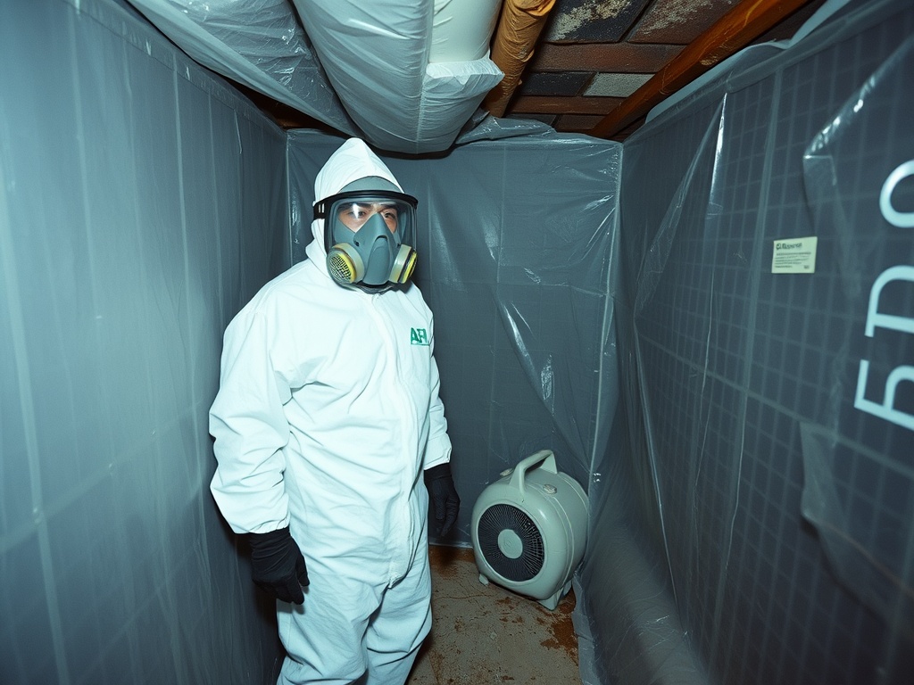 Gateway Mold Remediation crew working on a Farmers Insurance claim