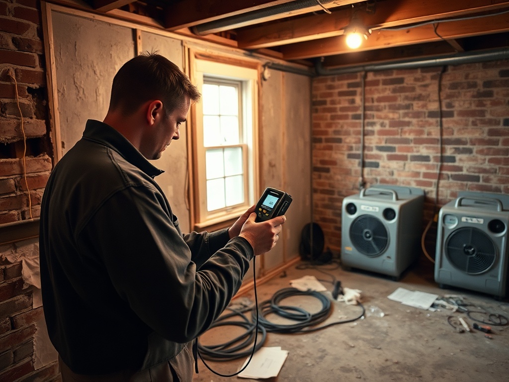 Gateway Water Damage Restoration crew working on a Farmers Insurance claim