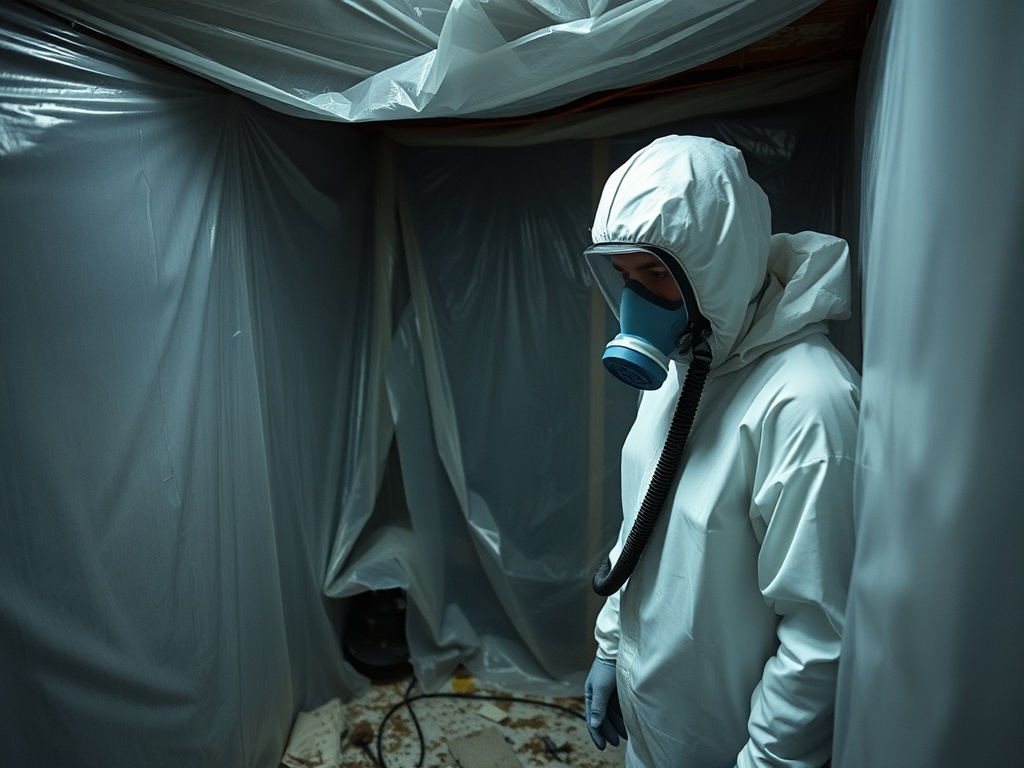 Gateway Mold Remediation crew working on a Liberty Mutual claim