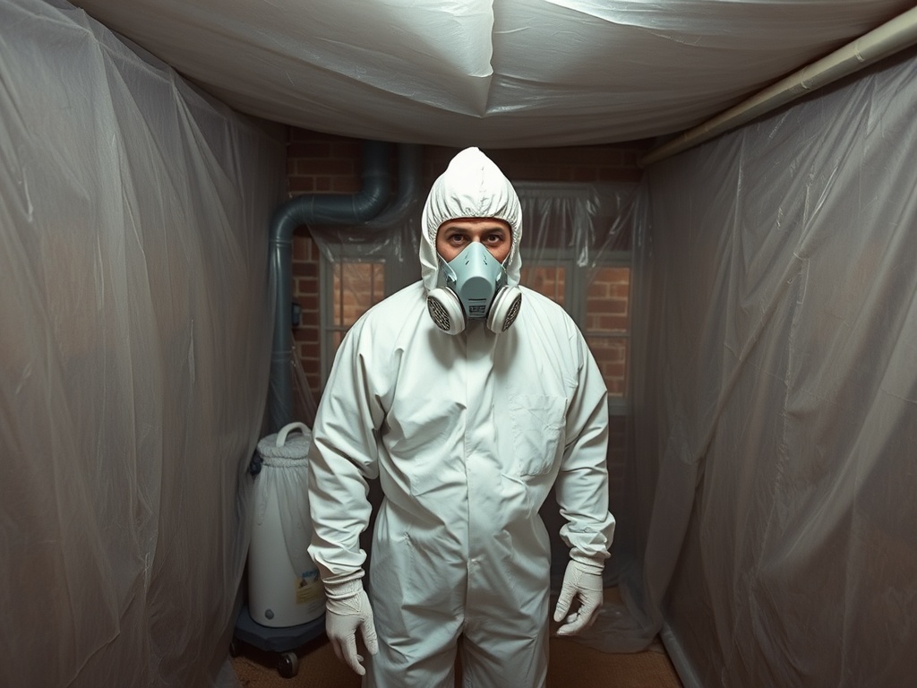 Gateway Mold Remediation crew working on a Nationwide claim