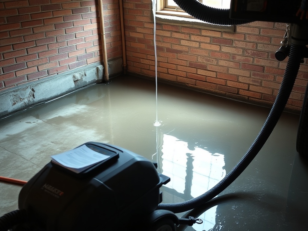 Gateway Emergency Water Extraction crew working on a Progressive claim