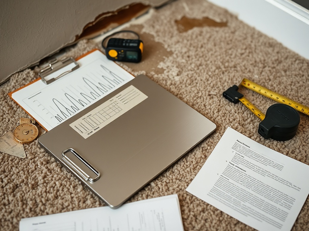 Gateway Water and Mold Insurance Claims crew working on a Progressive claim