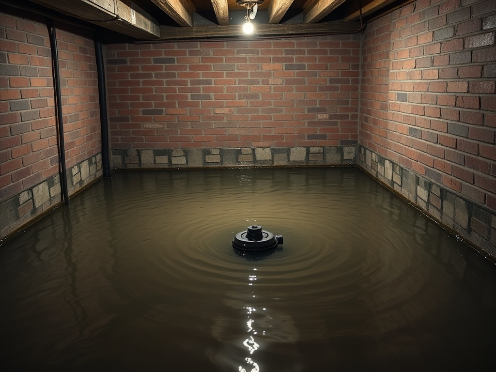 Gateway Basement Flooding Cleanup crew working on a State Farm claim