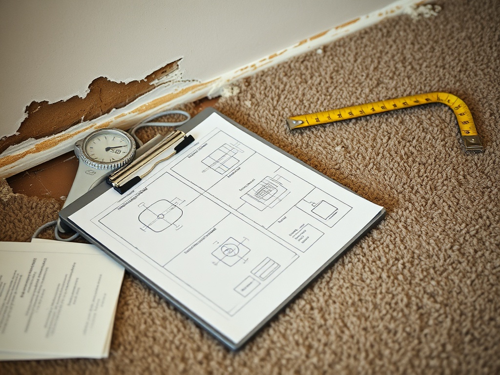 Gateway Water and Mold Insurance Claims crew working on a State Farm claim