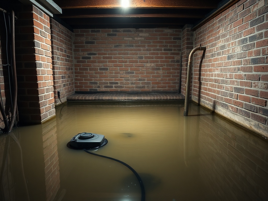 Gateway Basement Flooding Cleanup crew working on a Travelers claim
