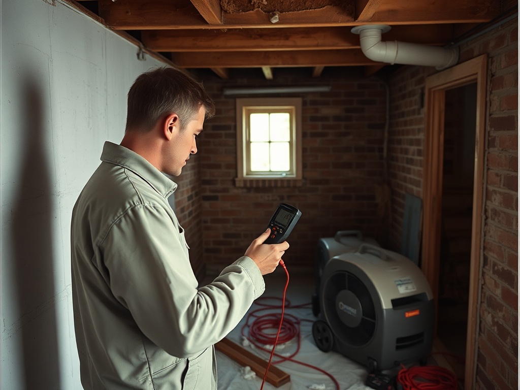 Gateway Water Damage Restoration crew working on a USAA claim