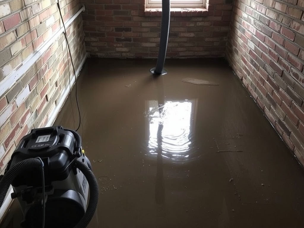 Gateway Emergency Water Extraction crew working in a Edwardsville, IL home