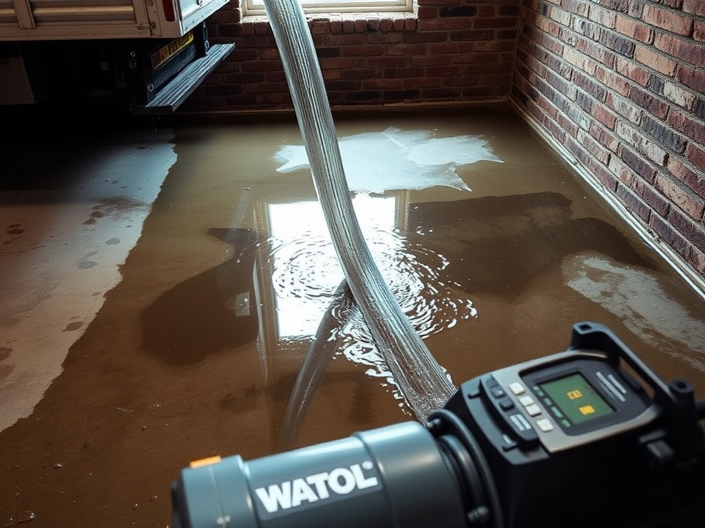 Gateway Emergency Water Extraction crew working in a Fairview Heights, IL home