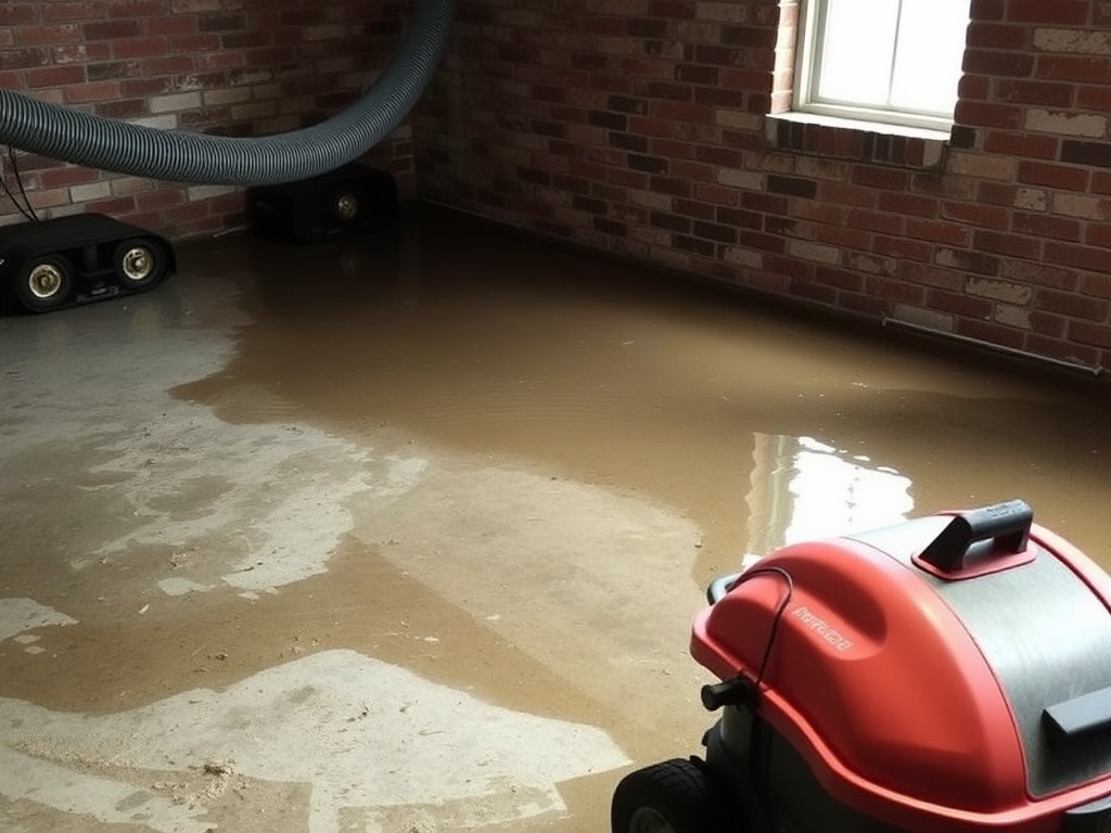 Gateway Emergency Water Extraction crew working in a Glen Carbon, IL home