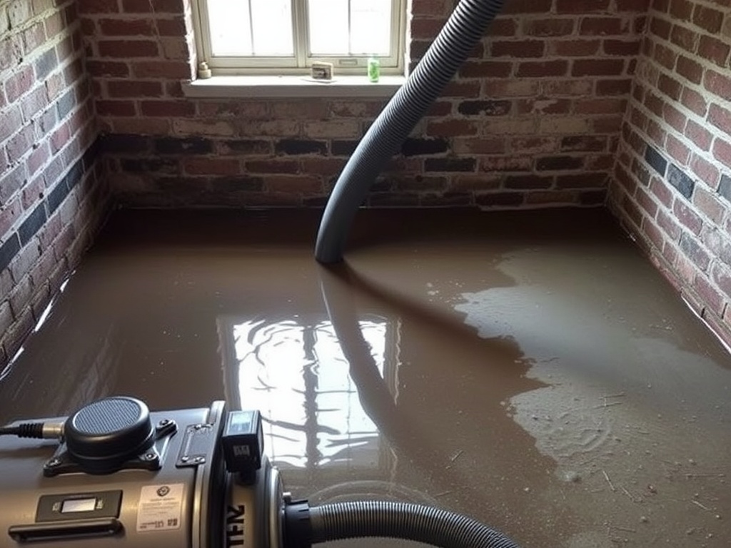Gateway Emergency Water Extraction crew working in a Grafton, IL home