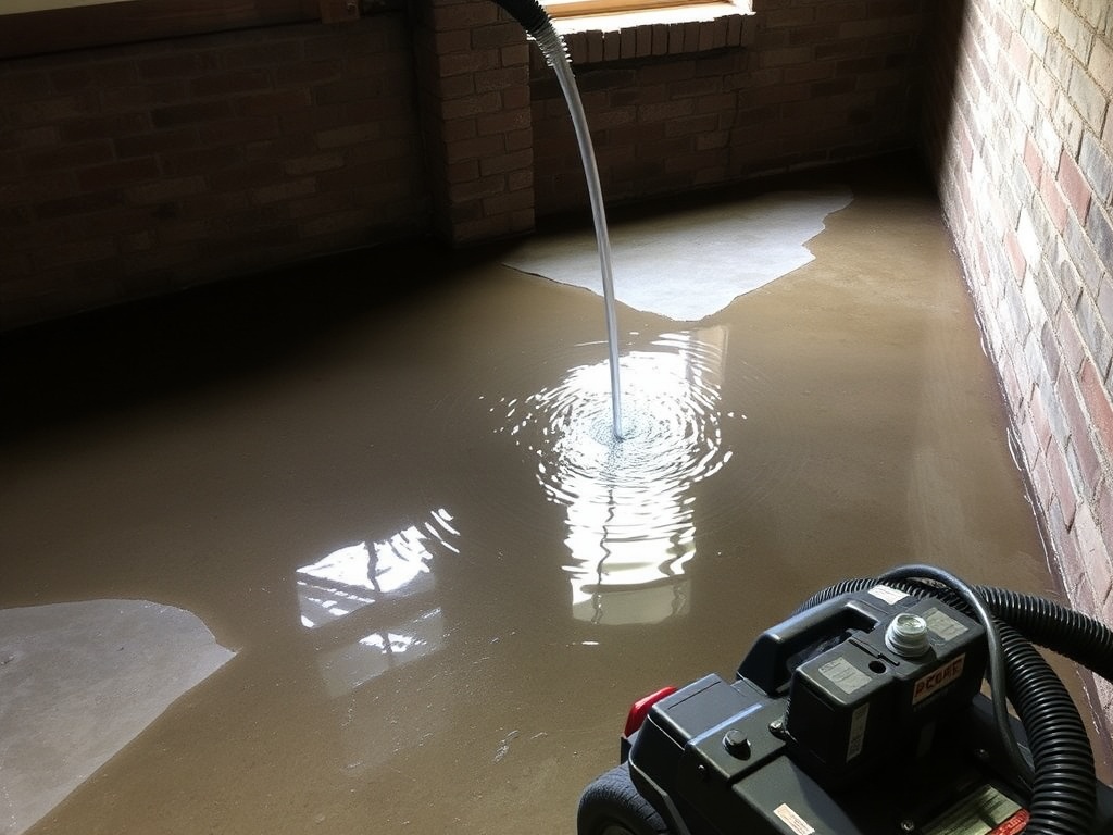 Gateway Emergency Water Extraction crew working in a Maryland Heights, MO home