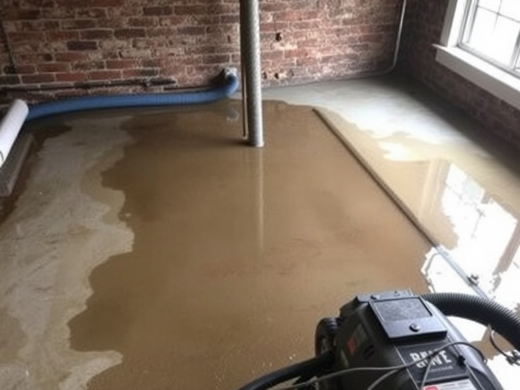 Gateway Emergency Water Extraction crew working in a O'Fallon, IL home