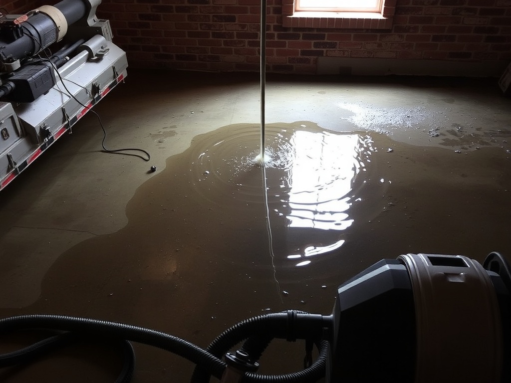 Gateway Emergency Water Extraction crew working in a Troy, IL home
