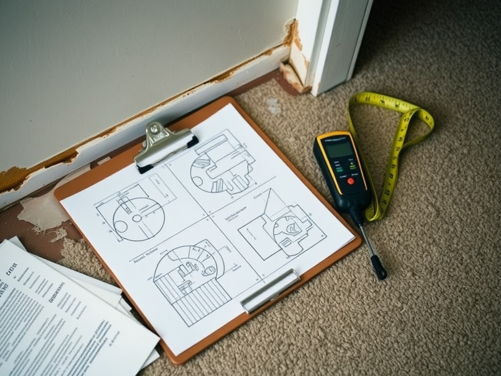 Gateway Water and Mold Insurance Claims crew working in a Ballwin, MO home