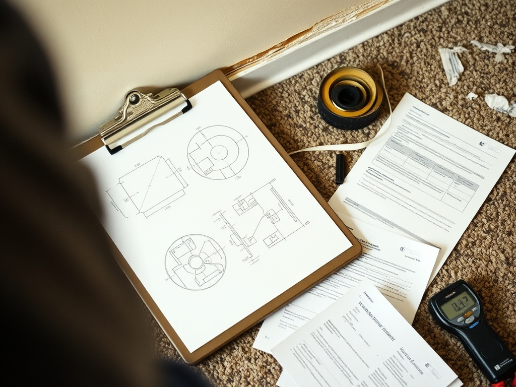 Gateway Water and Mold Insurance Claims crew working in a Chesterfield, MO home