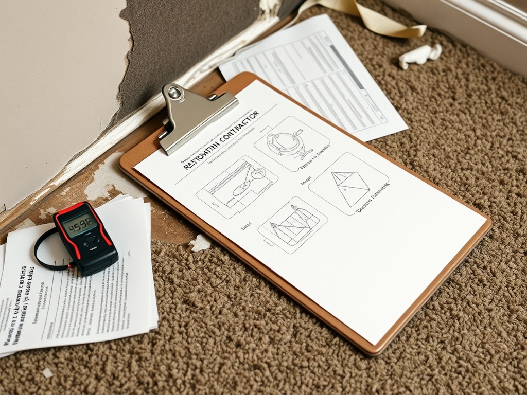 Gateway Water and Mold Insurance Claims crew working in a Crestwood, MO home