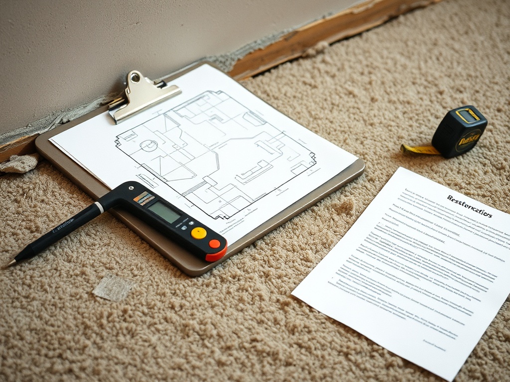 Gateway Water and Mold Insurance Claims crew working in a Hazelwood, MO home