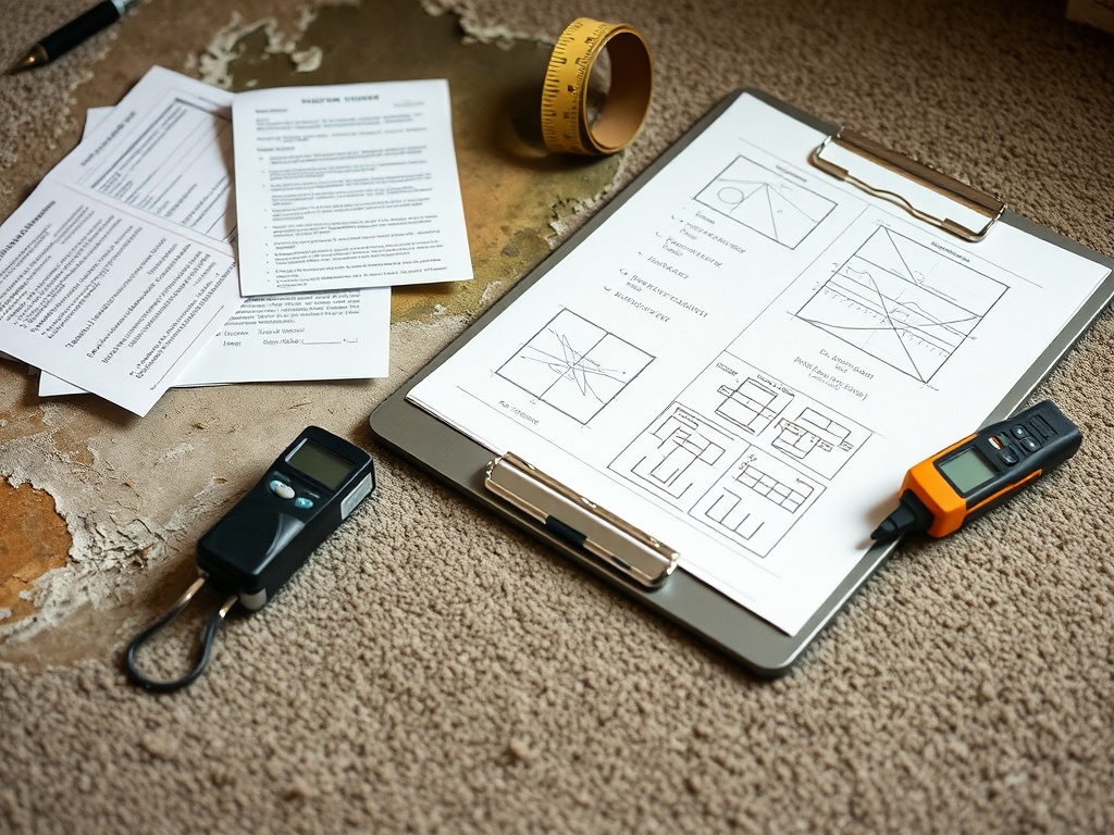 Gateway Water and Mold Insurance Claims crew working in a Jerseyville, IL home