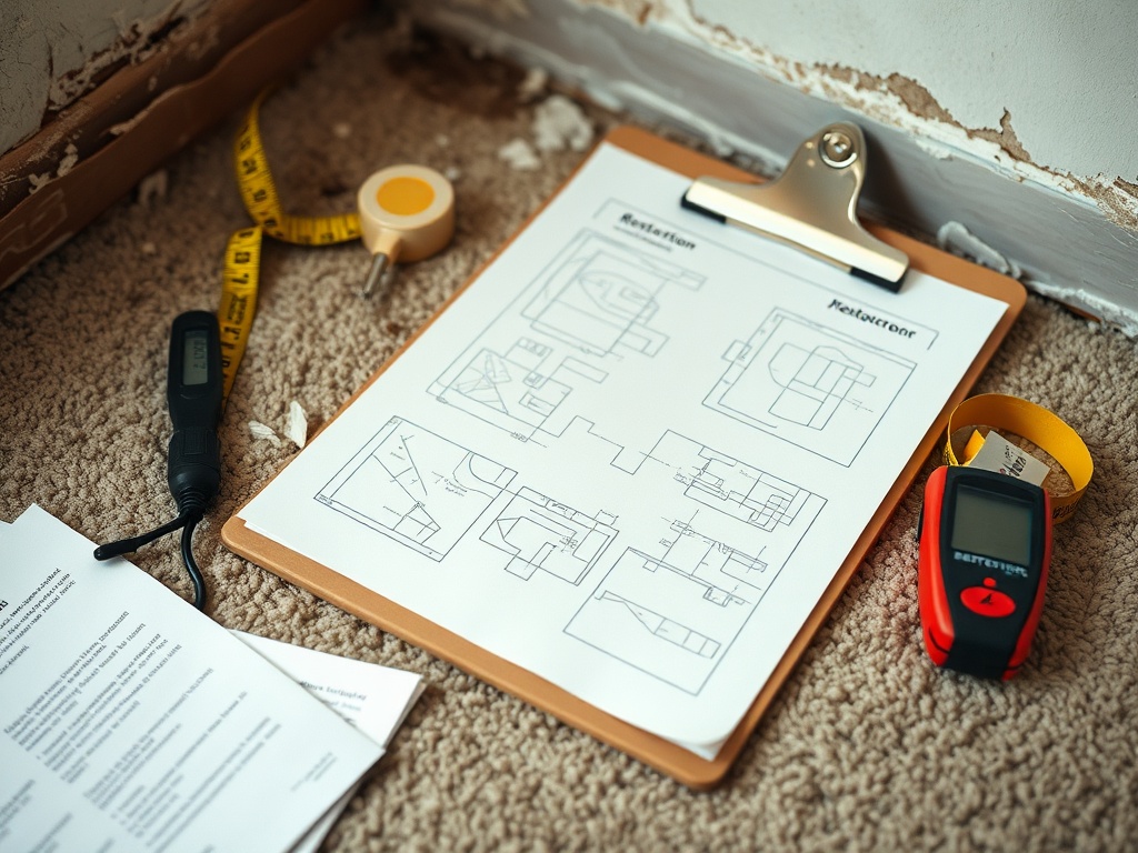 Gateway Water and Mold Insurance Claims crew working in a Ladue, MO home