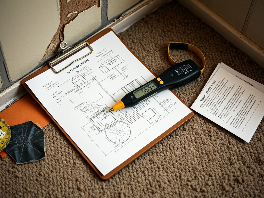Gateway Water and Mold Insurance Claims crew working in a Troy, IL home