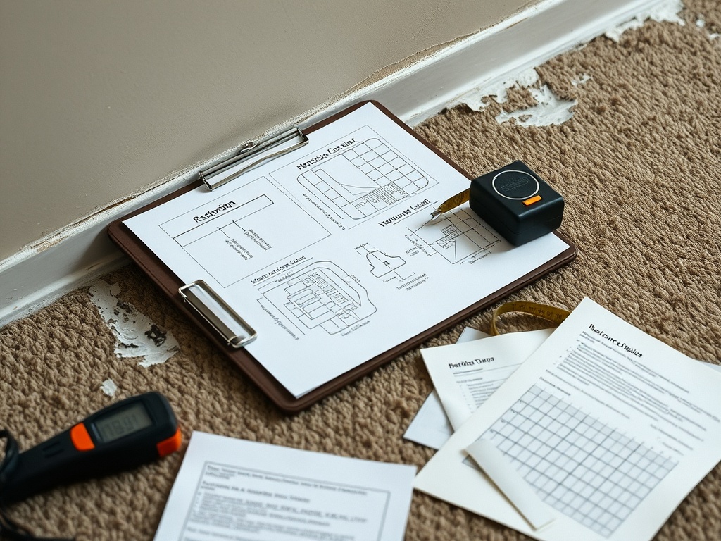 Gateway Water and Mold Insurance Claims crew working in a University City, MO home
