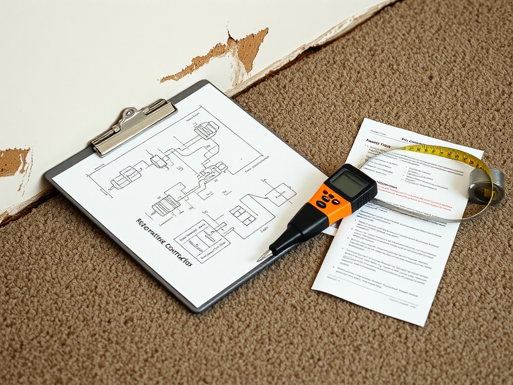 Gateway Water and Mold Insurance Claims crew working in a Webster Groves, MO home