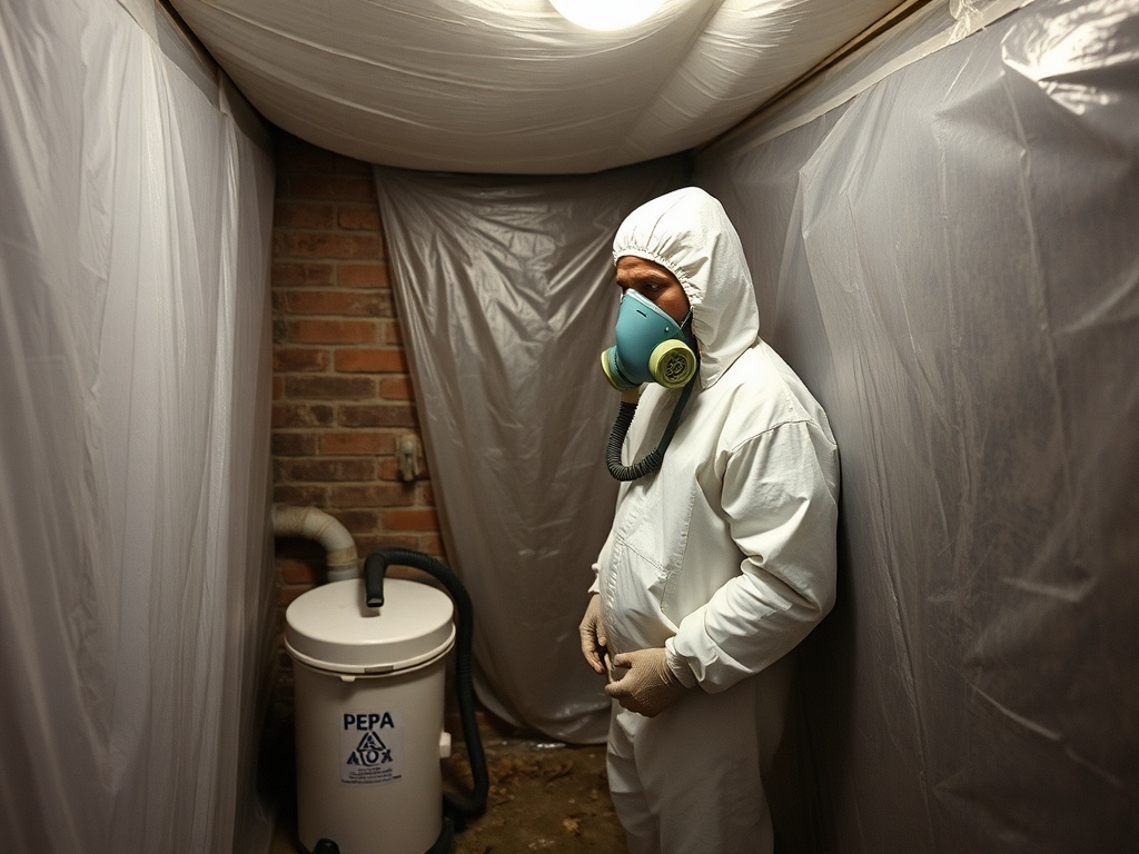 Gateway Mold Remediation crew working in a Belleville, IL home