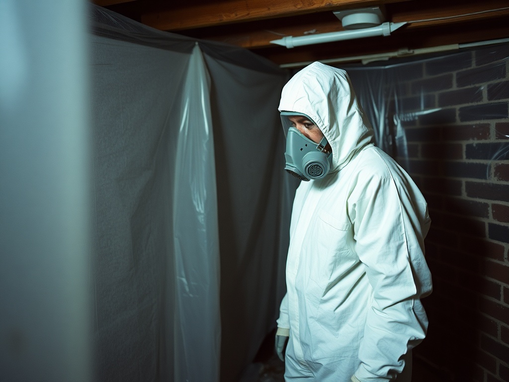 Gateway Mold Remediation crew working in a Bethalto, IL home