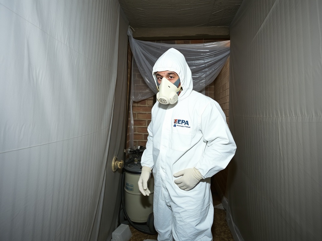 Gateway Mold Remediation crew working in a Edwardsville, IL home