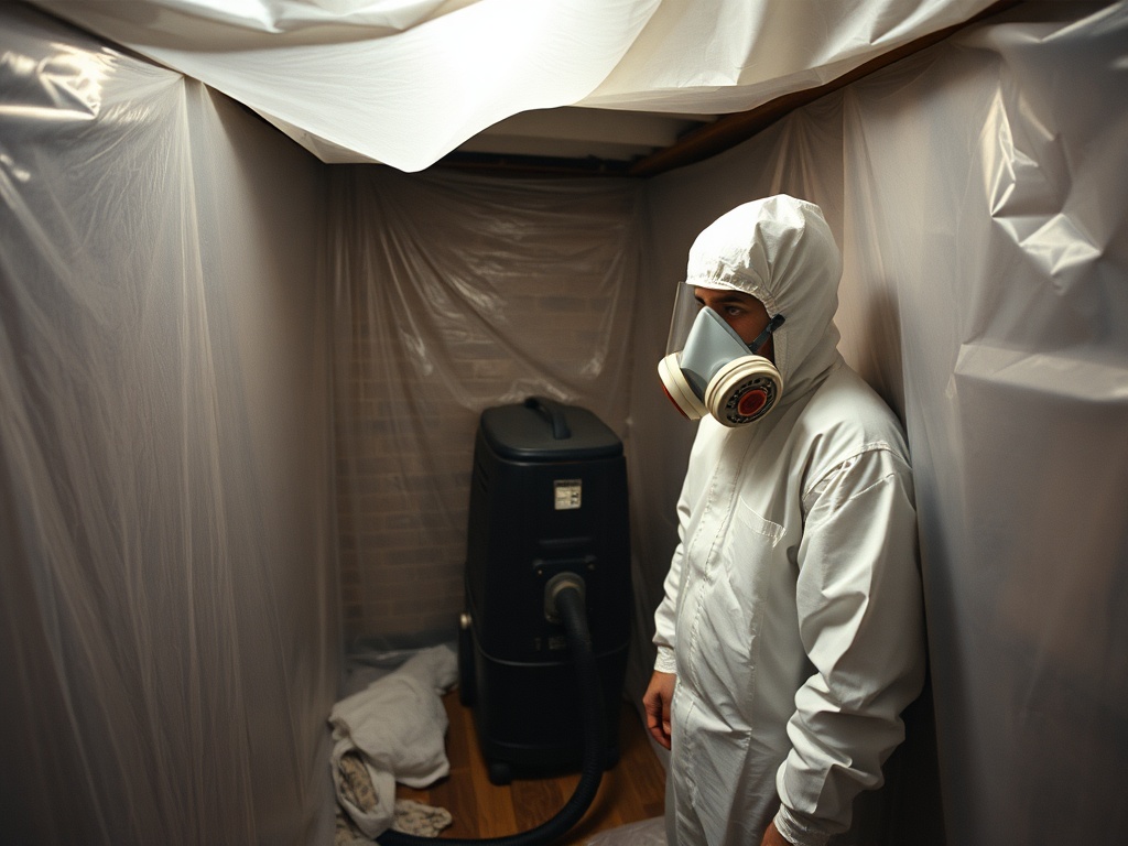 Gateway Mold Remediation crew working in a Grafton, IL home