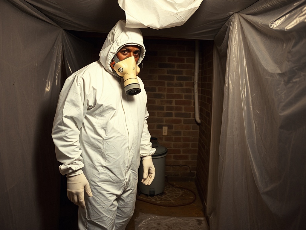 Gateway Mold Remediation crew working in a Maplewood, MO home