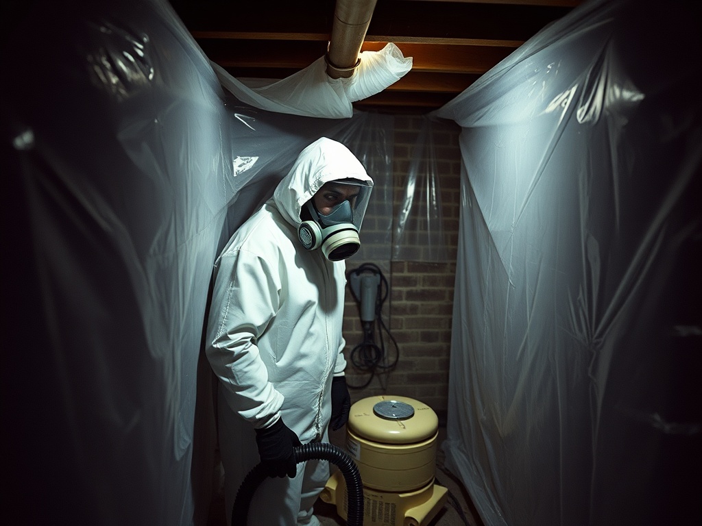 Gateway Mold Remediation crew working in a Maryville, IL home