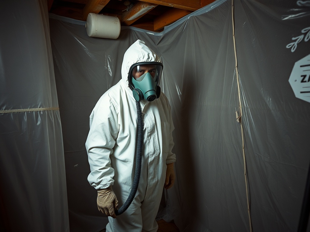 Gateway Mold Remediation crew working in a Wood River, IL home