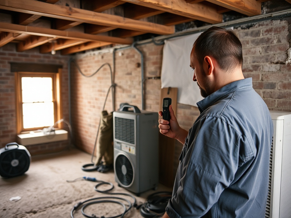 Gateway Water Damage Restoration crew working in a Belleville, IL home